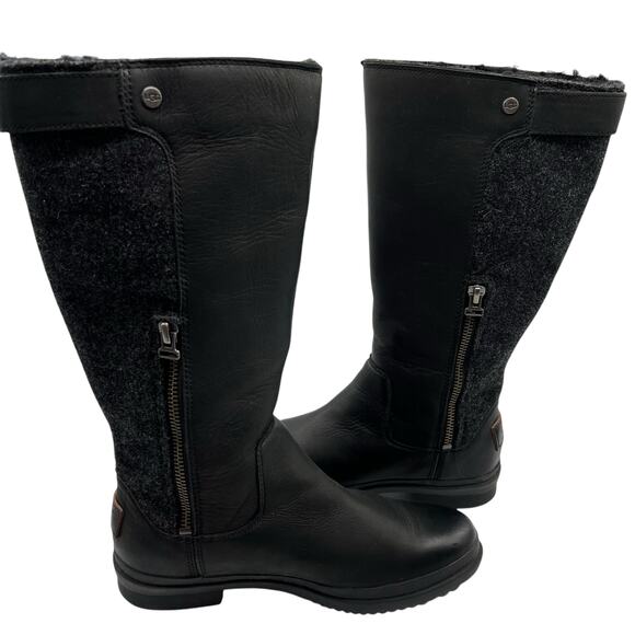 UGG Australia Womens 5.5 Janina Waterproof Knee High Boot 1018472 Black NWOT - Picture 4 of 12